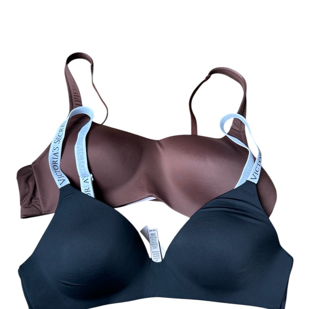 2 pieces of bras Victoria's Secret Brown and Black  size 36 B